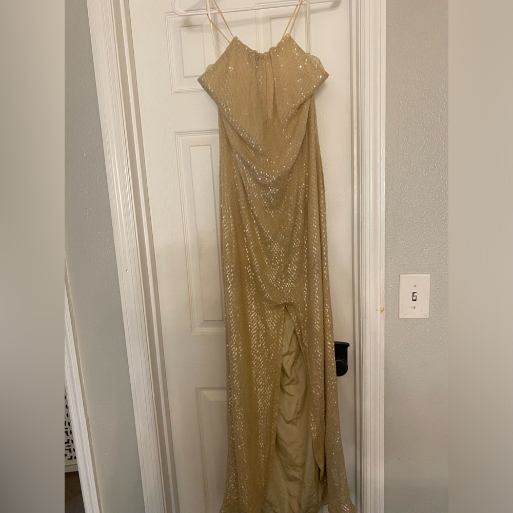 Vintage beaded silk dress